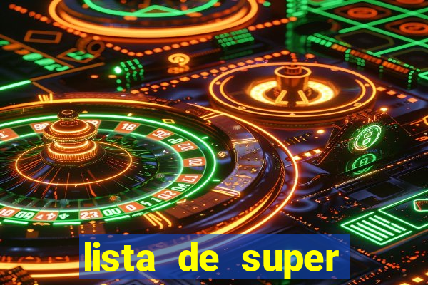 lista de super herois de a a z